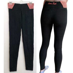 PINK YOGA VS PINK VICTORIAS SECRET Yoga Legging Black Peach Coral Mesh Yoga Pant